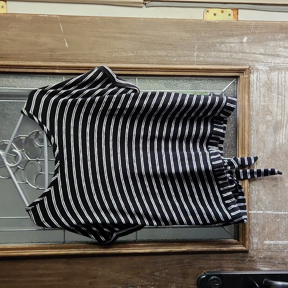 Striped knit top